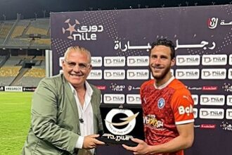 رمضان صبحي يحصد جائزة رجل مباراة بيراميدز والمصري