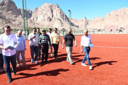 وزير الشباب والرياضة يتفقد مركز شباب سانت كاترين بمحافظة جنوب سيناء