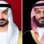 ولي العهد السعودي يعزي رئيس الإمارات في وفاة طحنون بن محمد